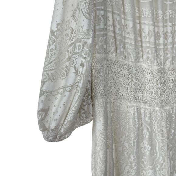 FARM RIO ELLIOT OFF THE SHOULDER JUMPSUIT SIZE XS - Picture 4 of 12